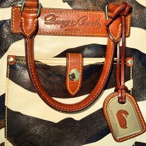 Florentine Vachetta distressed 🦓 print handbag and matching wallet